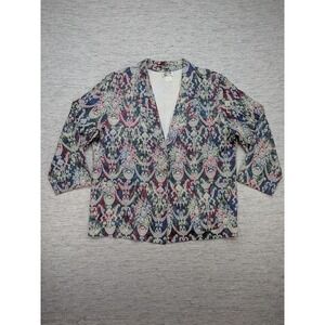 Vintage Lady Lori Jacket Womens 20W Floral Brocade Tapestry Boho Made USA‎ 90s